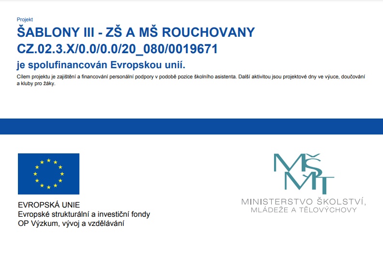 Šablony III